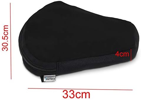 Sitzbank Kissen Air M für Honda Shadow VT 750/600 C schwarz