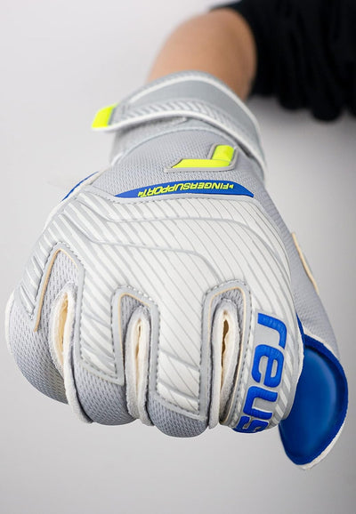 Reusch Attrakt Gold X Evolution Cut Finger Support Unisex Torwarthandschuhe mit Aussennaht Schnitt u