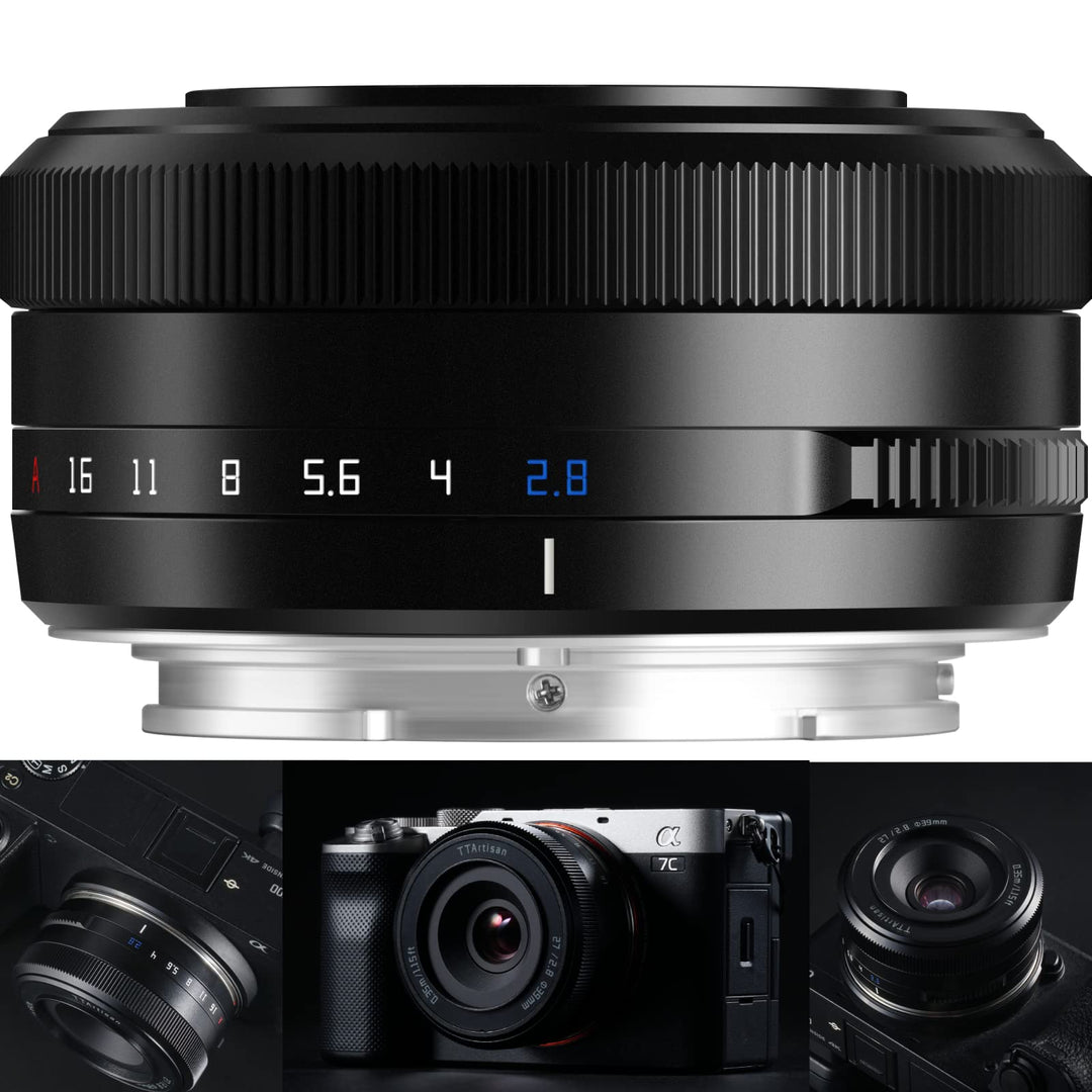 TTARTISAN 27mm F2.8 Objektiv Autofokus APS-C für spiegellose Kamera nur für Sony E-Mount Kameras A50