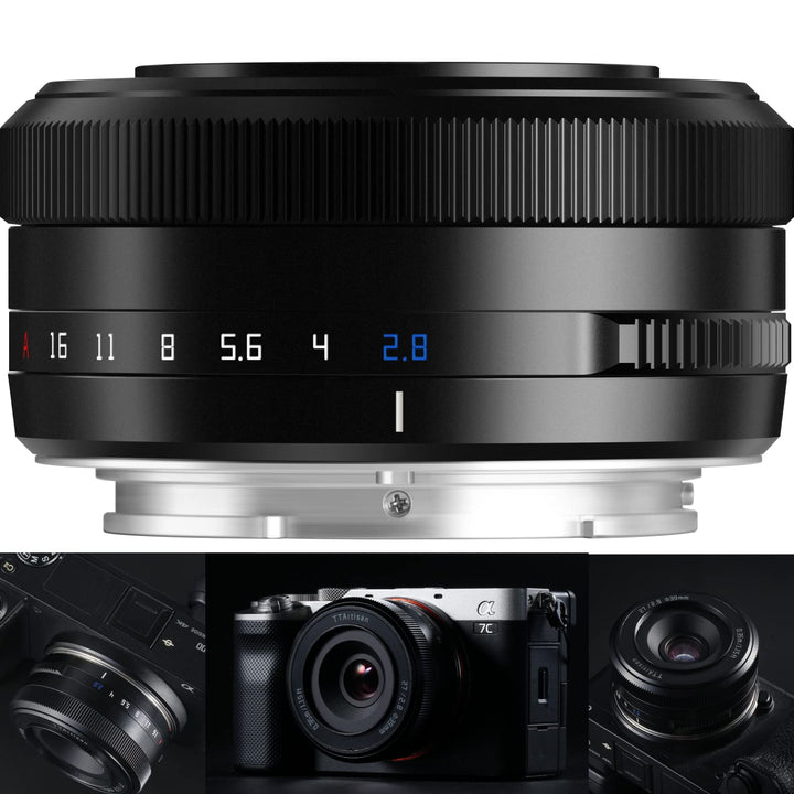 TTARTISAN 27mm F2.8 Objektiv Autofokus APS-C für spiegellose Kamera nur für Sony E-Mount Kameras A50