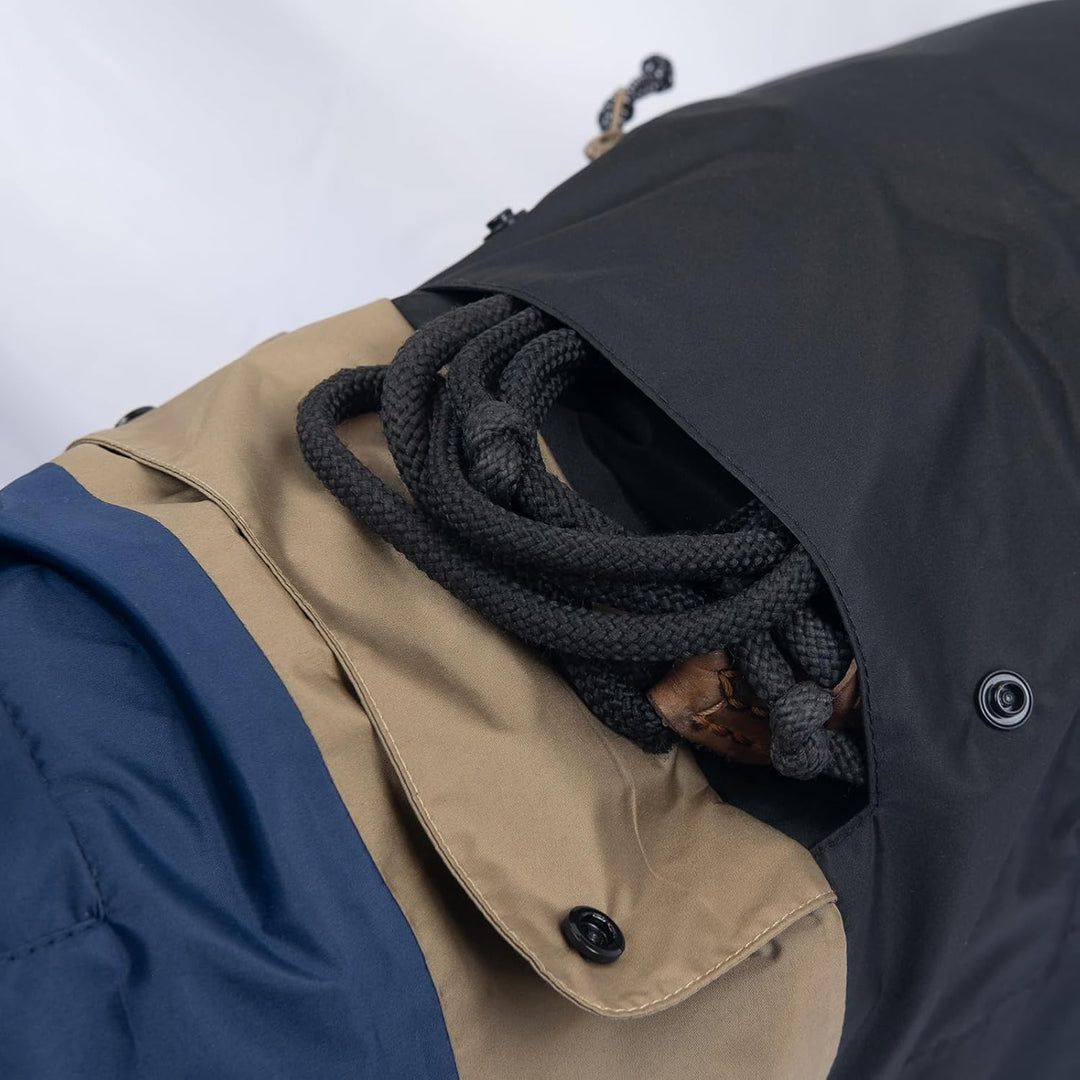 Baja Coastline wasserdichte Hundejacke – Hunde-Regenmantel mit Kapuze, leichte und verstellbare Hund