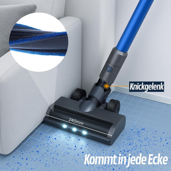 Akku Staubsauger VARIO150, 3in1 Handstaubsauger mit 360.000 Liter/Akkuladung, sehr leicht &amp; kompakt,