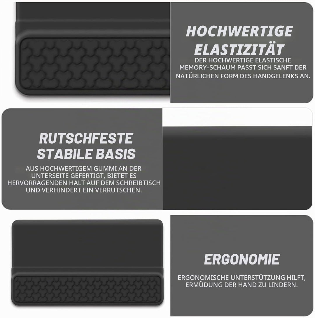 Handauflage Tastatur Tastaturständer mit Handballenauflage, Ergonomischer Handgelenkauflage Tastatur