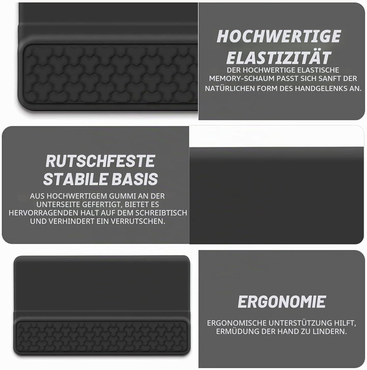 Handauflage Tastatur Tastaturständer mit Handballenauflage, Ergonomischer Handgelenkauflage Tastatur