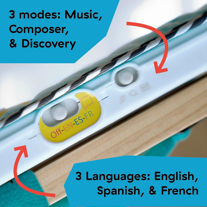Baby Einstein Ocean Explorers Neptune's Sensory Sidekick Activity Plüschtier ab 0 Monaten, Sidekick