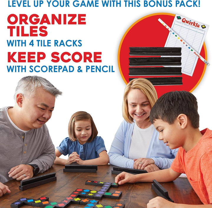MindWare , Qwirkle Bonus Pack, Board Game, Ages 8+, 2-4 Players