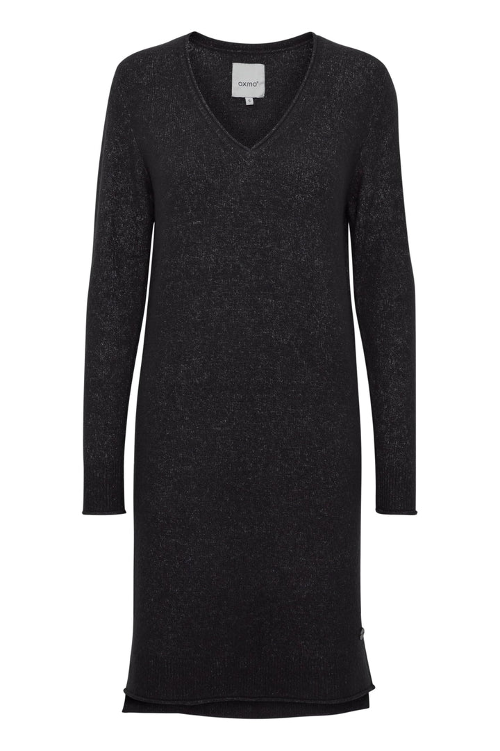 OXMO OXIda Damen Strickkleid Feinstrickkleid Kleid XS Dark Grey Melange (201147), XS Dark Grey Melan