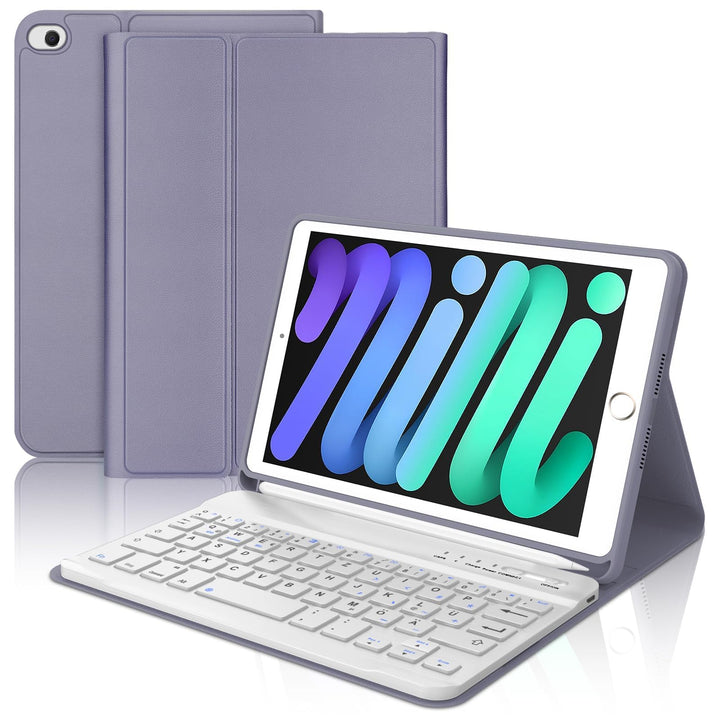 Tastatur Hülle für iPad mini 5/4/3/2/1, Deutsch QWERTZ Layout Tastatur für iPad mini 5/4 2019/2015 A