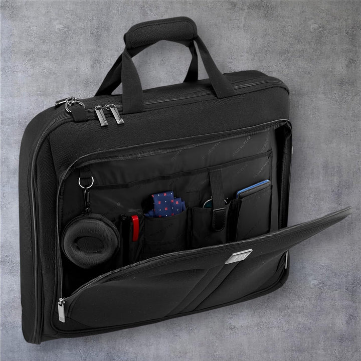 Reise Kleidersack, Anzughülle für 3 Anzüge, Anzugtasche für Herren mit Stärkster Haken, grosser Reis