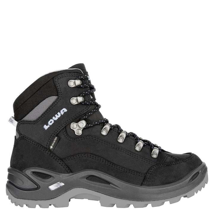 LOWA Renegade GTX MID Ws Damen Wanderstiefel Trekkingschuh Outdoor Goretex 320945 43.5 EU Schwarz Ei