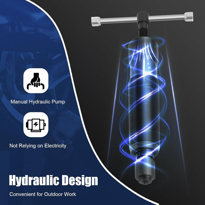 MINRS 10T Hydraulischer Radlager Abzieher Werkzeug Satz, Ausdrücker Satz für Antriebswellen KFZ Radn