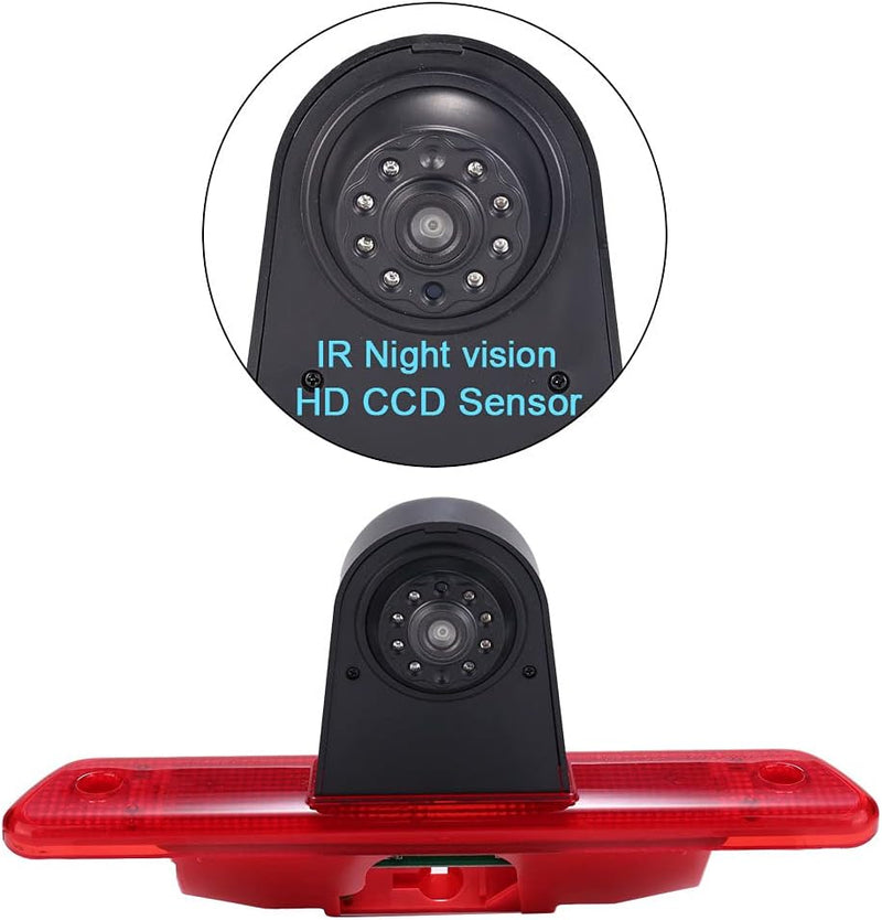 Navinio Auto Dritte Dach Top Mount Bremsleuchte Kamera Bremslicht Einparkkamera Rückfahrkamera IR Li