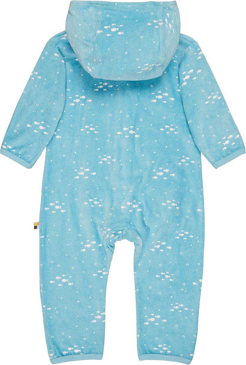 loud + proud Unisex Baby Frottee, GOTS Zertifiziert Overall 50-56 Lagoon, 50-56 Lagoon