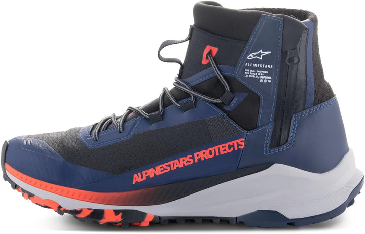Alpinestars Speedforce XR Motorrad Schuhe, blau/schwarz/rot, 8 Blau Schwarz Rot 41 EU, 41 EU Blau Sc