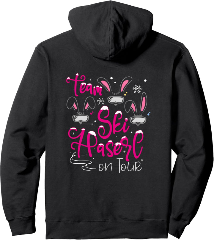 Team Skihaserl on Tour - Skifahrerin Apres Ski Party Pullover Hoodie