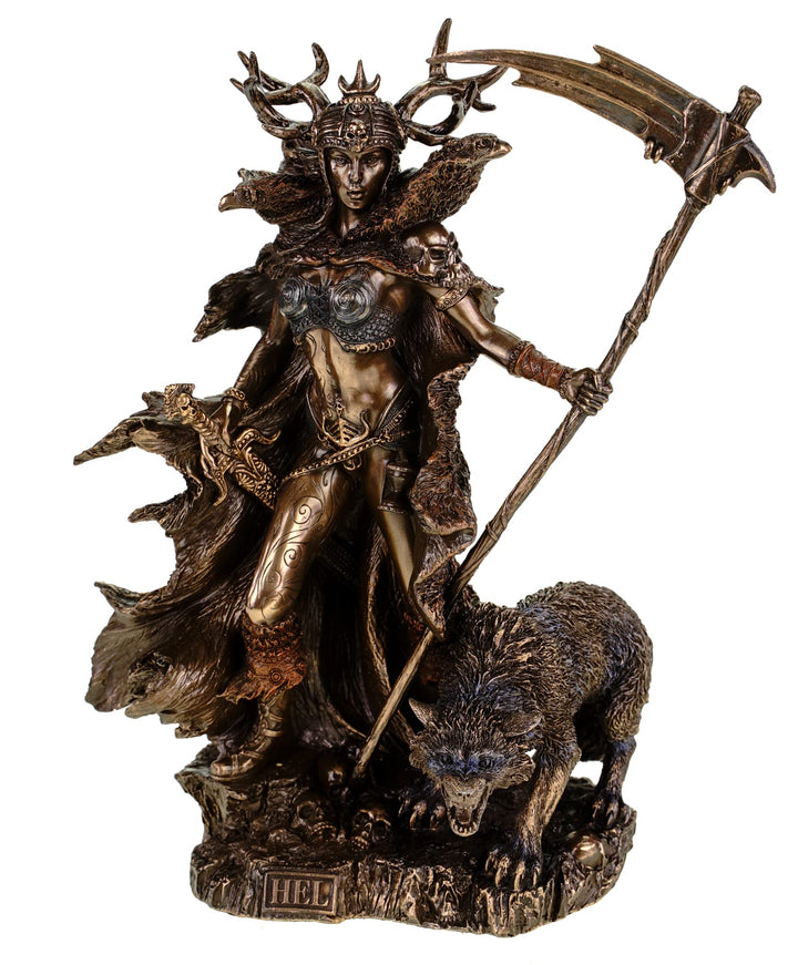 Veronese by Joh. Vogler GmbH Hel nordische Göttin der Unterwelt mit Sichel Sammelfigur Figur Freya T