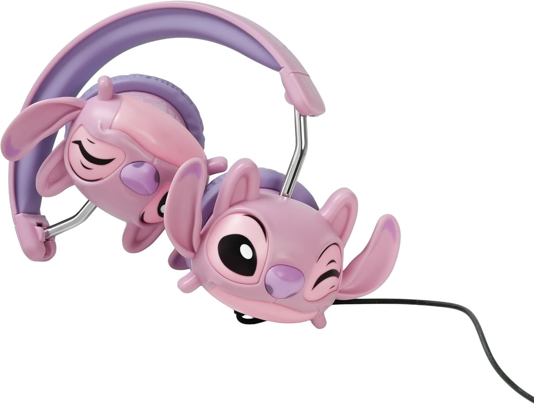 Lexibook, Disney Stitch, Faltbarer kabelgebundener Stereo-Kopfhörer mit Lautstärkebegrenzung Angel v