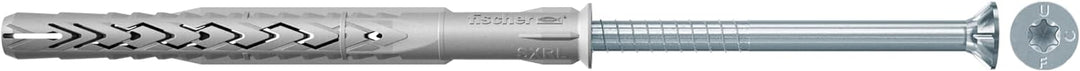 fischer Langschaftdübel SXRL 10x260 T, hochwertiger Dübel mit passender Senkkopfschraube (50 Stk.),