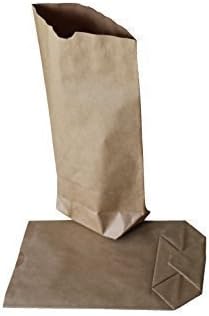 Kreuzbodenbeutel aus Papier braun - 2-LAGIG - 20 x 29 cm für 2 kg (500 Stück), 500