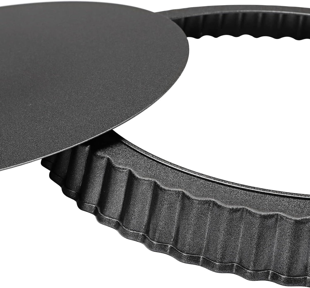 Sinnsally Tarteform,Quicheform,Non-Stick Mit Hebeboden Torte Baking Pan,Obstkuchenform,Blechform für