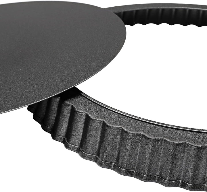 Sinnsally Tarteform,Quicheform,Non-Stick Mit Hebeboden Torte Baking Pan,Obstkuchenform,Blechform für