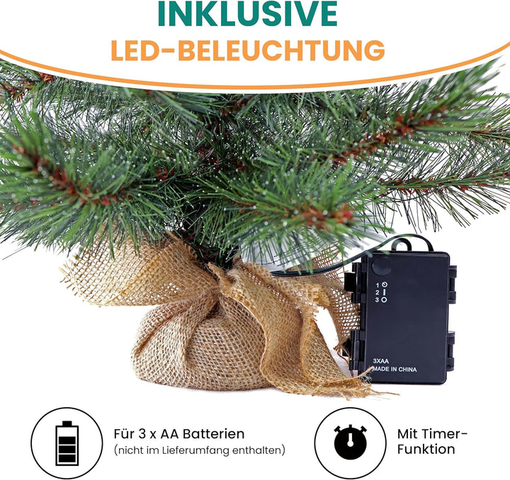 Gartenpirat Künstlicher Weihnachten Baum – Christbaum künstlich klein – Künstlicher Weihnachtsbaum 4