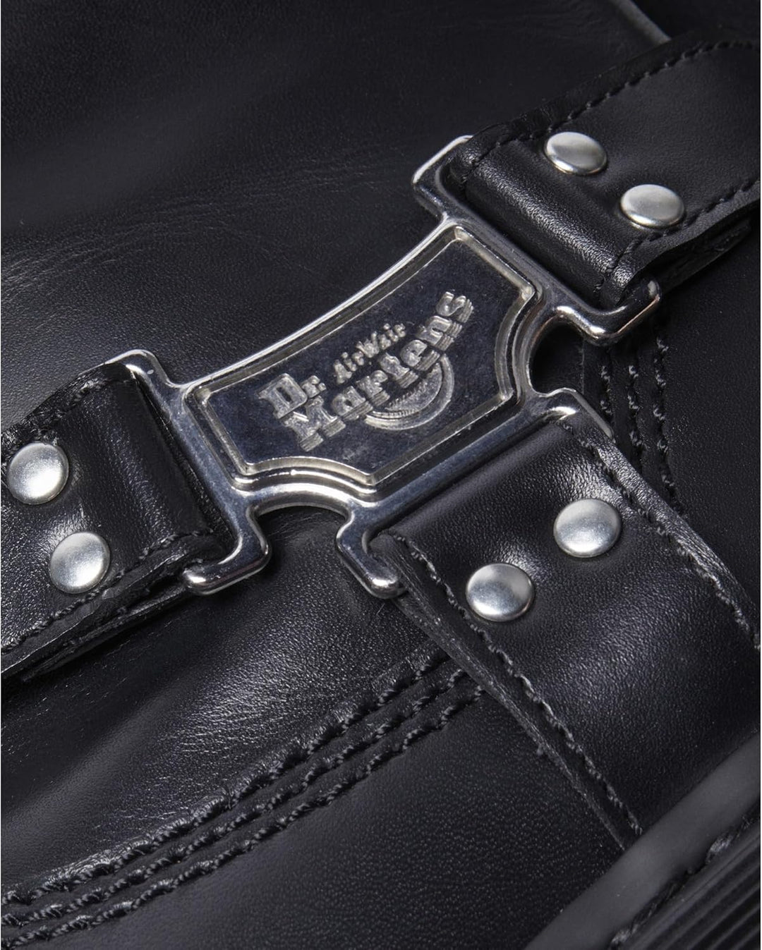 Dr. Martens Unisex-Erwachsene Anistone Hi Motorradstiefel 39 EU Schwarz, 39 EU Schwarz