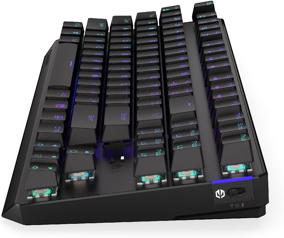 ENDORFY Thock TKL Wireless Black, TKL Wireless Mechanical Keyboard, QWERTY, Kailh Black switches, RG