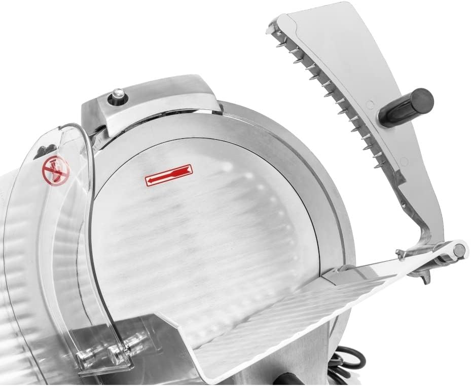 Forgast Fleisch Allesschneider | 30cm | Klingen Aufschnittmaschine | Wurstschneidemaschine mit einst