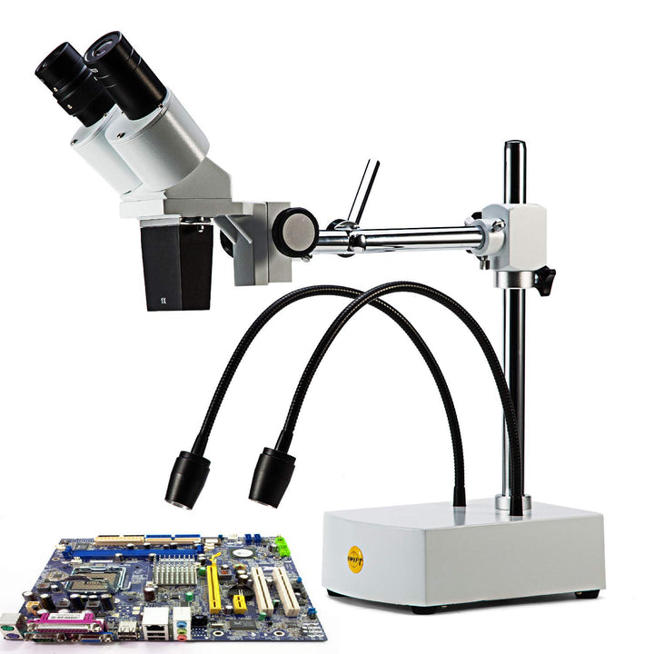 SWIFT Optical Professionelles Niveau 10X / 20X-Vergrösserung Binokulares Stereo-Mikroskop mit Weitwi