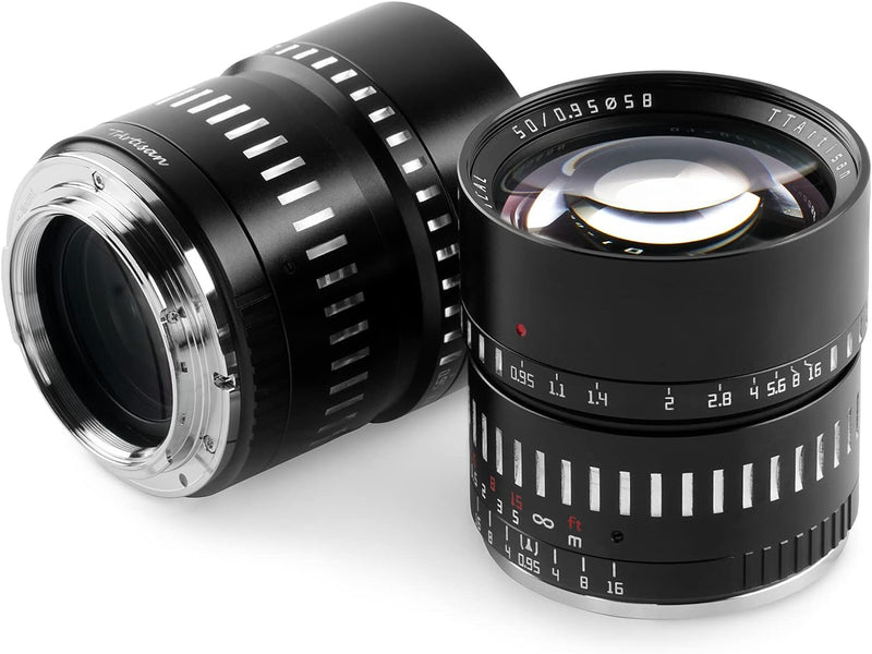 TTARTISAN 50 mm F0.95 APS-C manuelle grosse Blende, Prime-Kameraobjektiv, spiegelloses Kameraobjekti