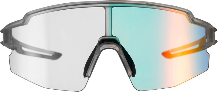ROCKBROS Fahrradbrille UV 400 Sonnenbrille Photochromatisch Brille Klar Winddicht Sportsbrille für O