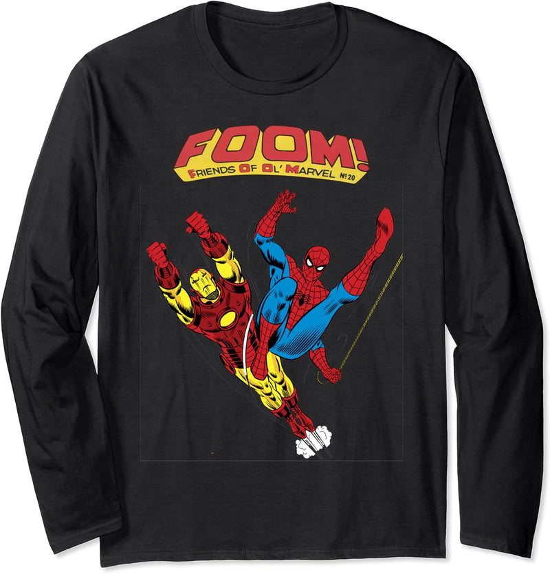 Marvel FOOM Iron Man & Spider-Man Action Pose Langarmshirt