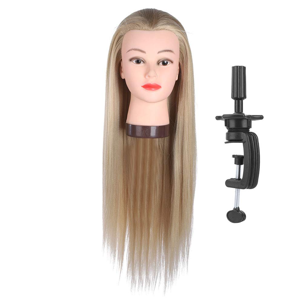 Perückenkopf mit Realistischer Haarstyling-Übungspuppe für das Friseurtraining, Geeignet für Anfänge