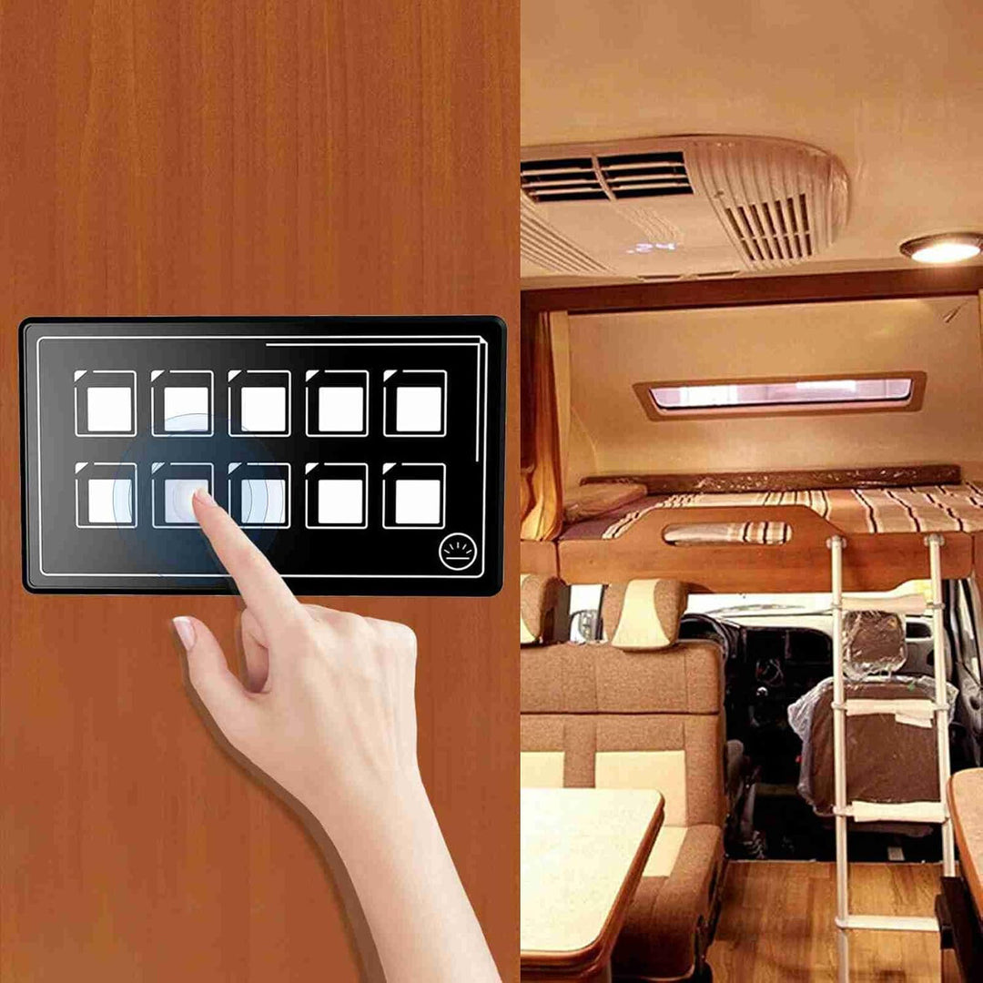 Schalter Panel,Schalttafel für 10P Membransteuerung Bluetooth APP Steuerung mit LED Hintergrundbeleu