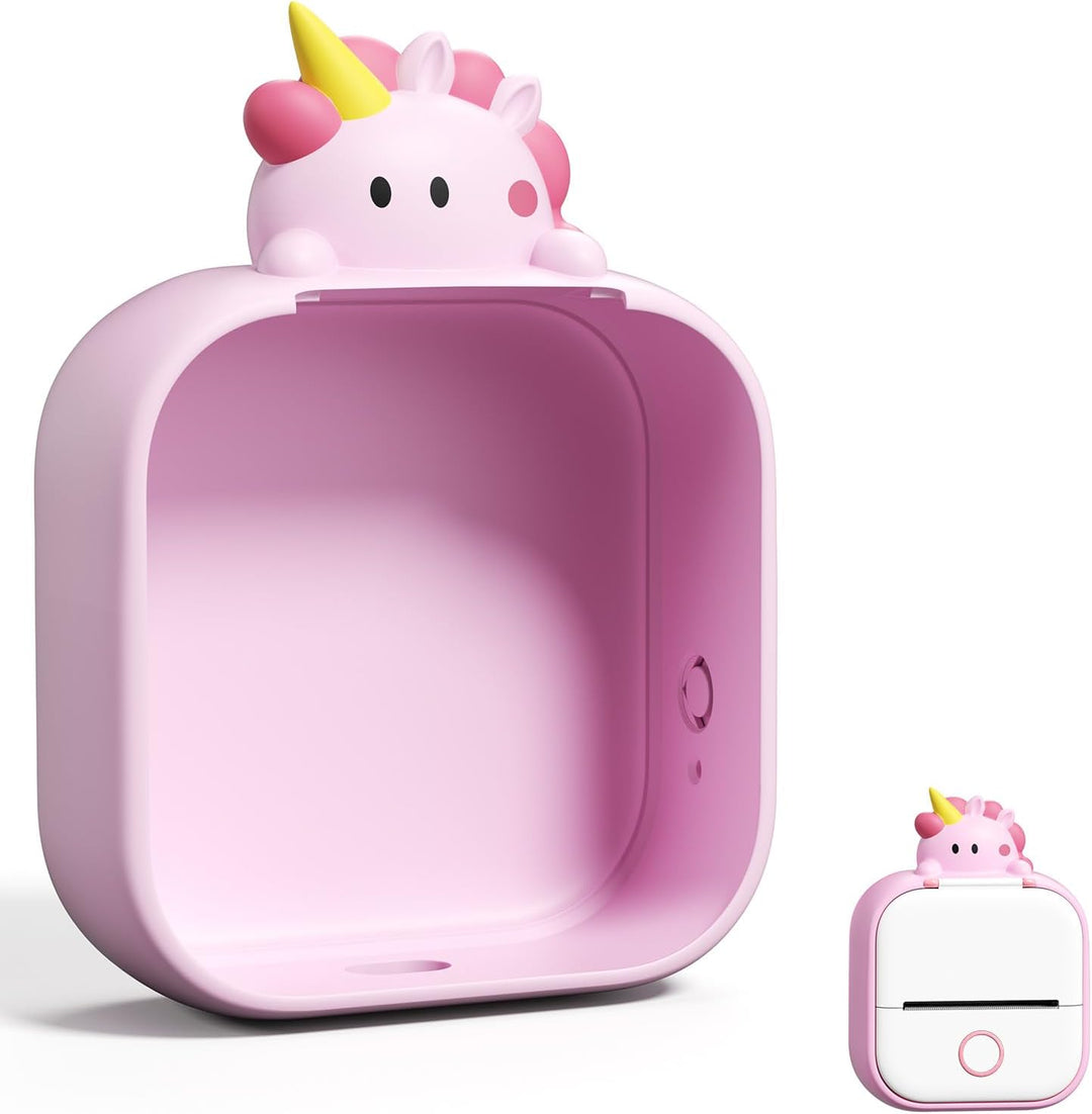 Memoking T02 Schutzhülle - Einhorn-Form, Weiches Silikon, Niedliches Design, Kompatibel mit T02 Mini