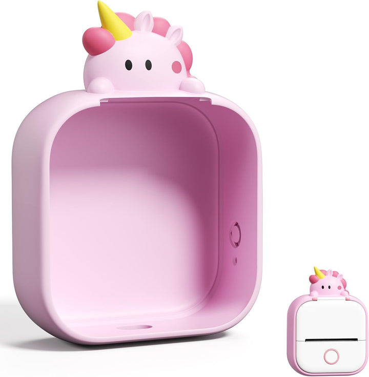 Memoking T02 Schutzhülle - Einhorn-Form, Weiches Silikon, Niedliches Design, Kompatibel mit T02 Mini