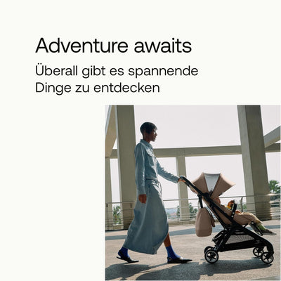 Bugaboo Butterfly ultrakompakter Reise-Kinderwagen, klein & leicht, einhändig faltbar und einfach zu