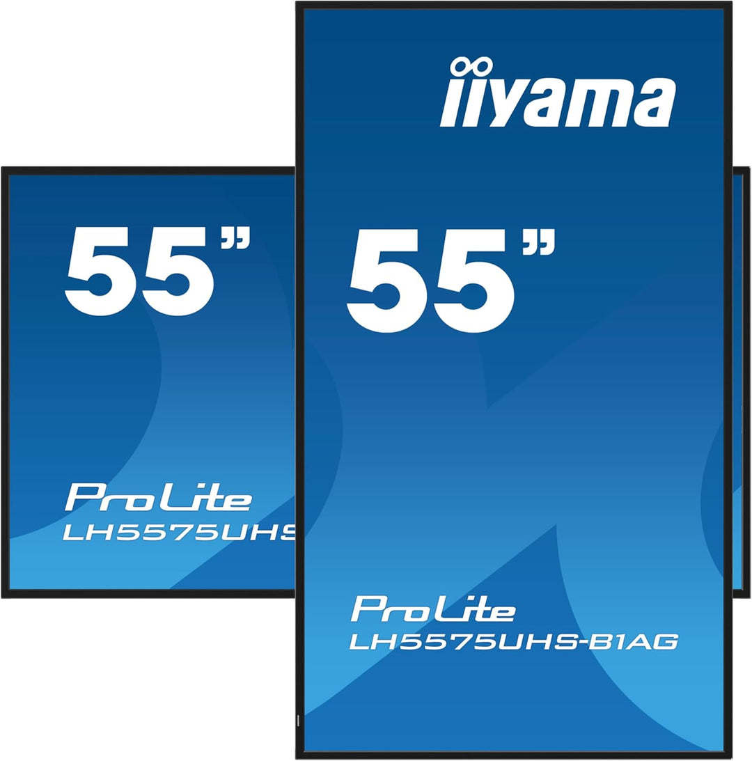 iiyama Prolite LH5575UHS-B1AG 139cm 54,6" Digital Signage Display IPS LED Panel 4K UHD HDMI DP in/Ou