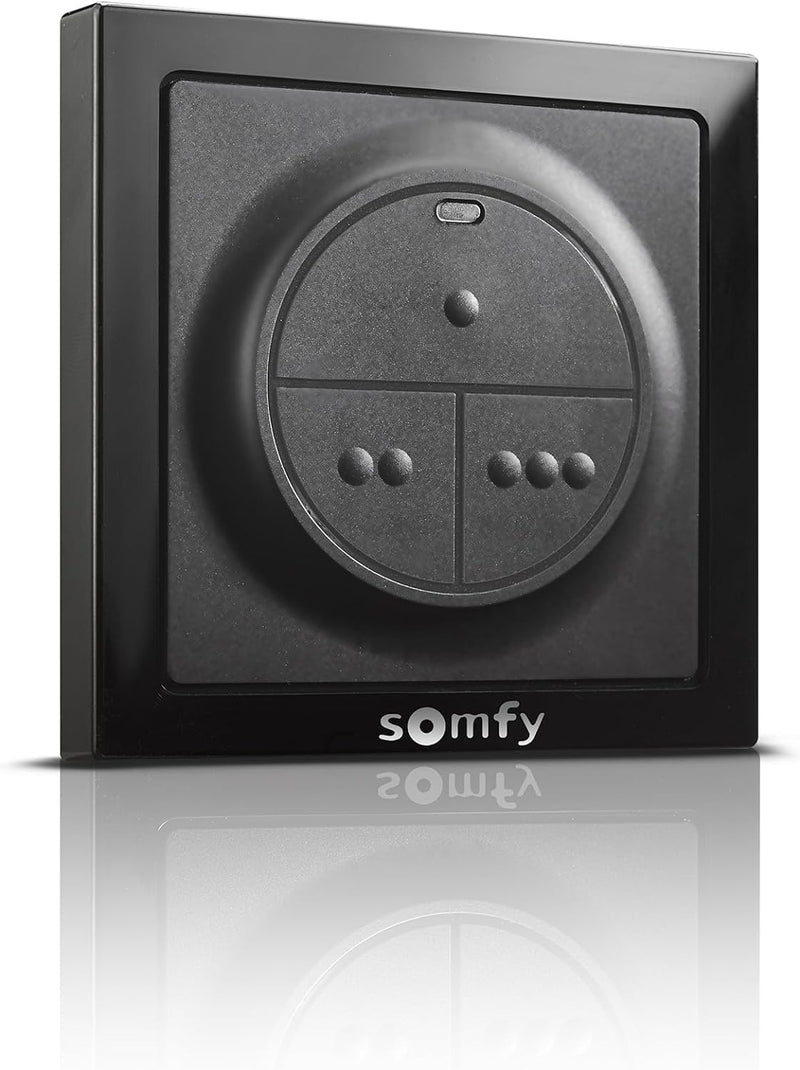 Somfy 1870781 - RTS Funk-Wandsteuerung | Zur Steuerung von 3 RTS-Motorisierungen | Kabellos | Wasser