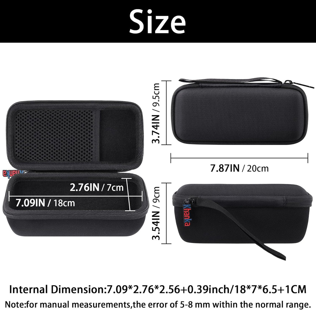 Khanka Hart Tasche für Sonos Roam 2/Roam/Roam SL WLAN WiFi Bluetooth Speaker Lautsprecher, Nut Tasch