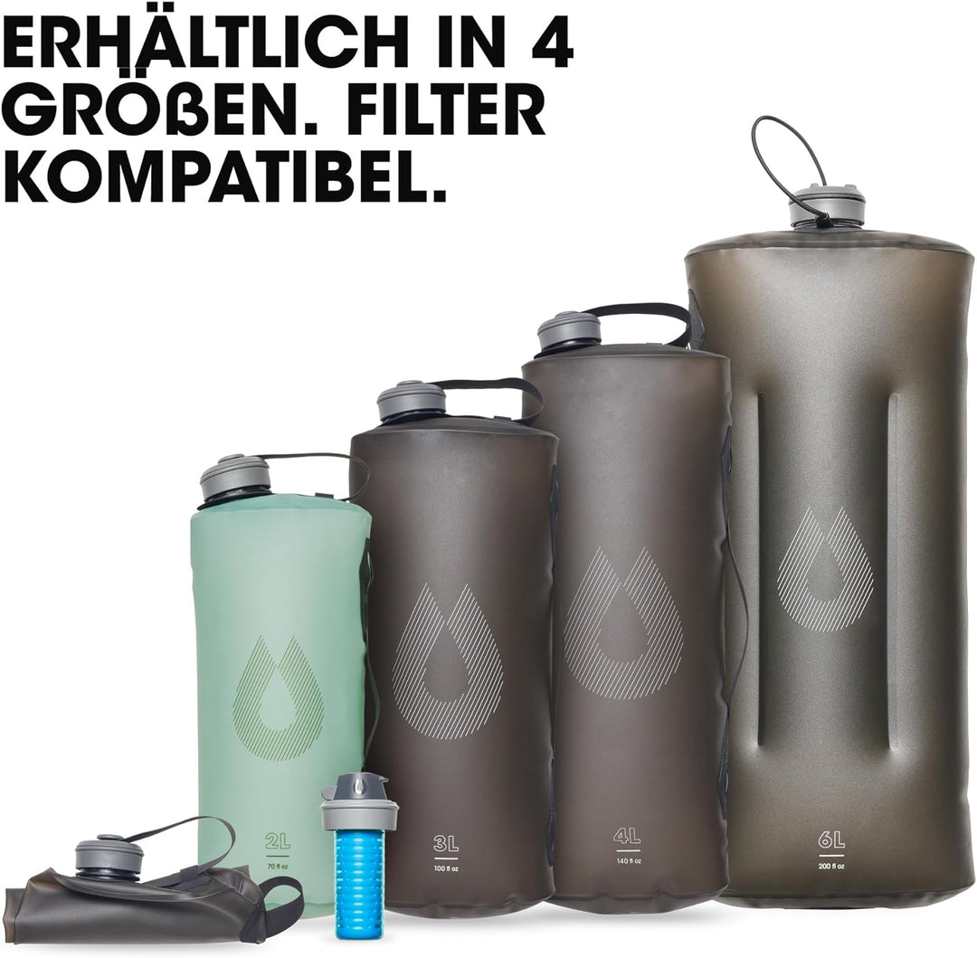 Hydrapak Seeker 4L Wasserflasche Mammut 4L, Mammut 4L