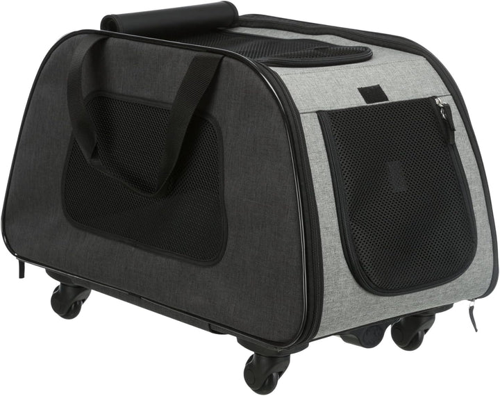 Trixie 28949 Trolley, 34 × 43 × 67 cm, schwarz/grau L 67 x B 34 x H 43 cm, L 67 x B 34 x H 43 cm