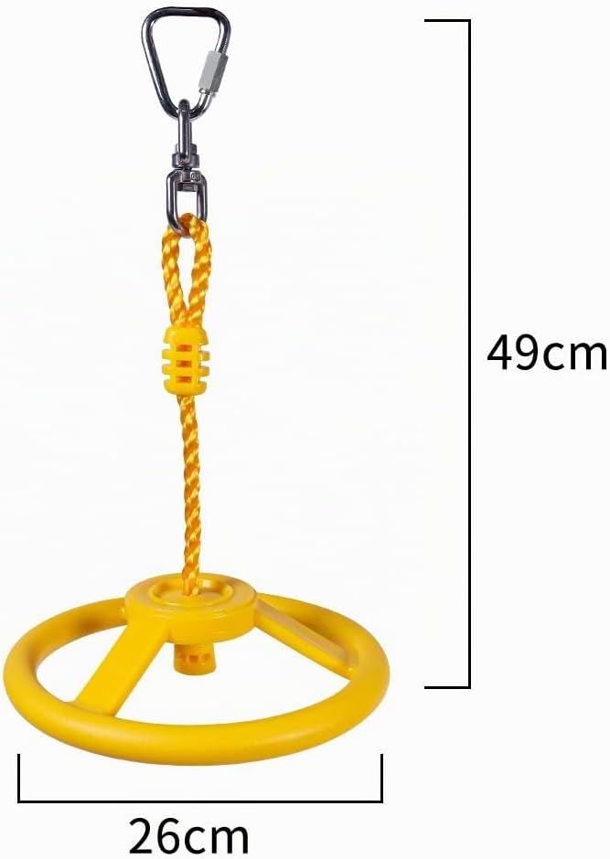 Ninja Rad Klettergerät Schwungrad Slackline Zubehör Outdoor Klettertrainingsgerät Ninja Wheel Affenr