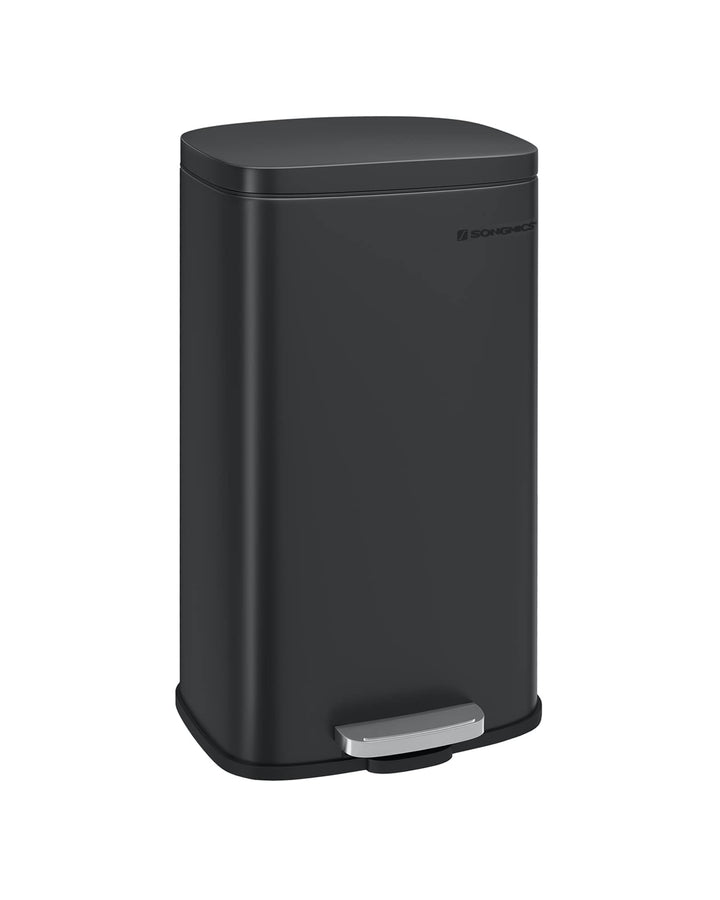 SONGMICS Mülleimer Küche, 30 Liter, Abfalleimer, Tretmülleimer, Küchenmülleimer mit Softclose-Deckel