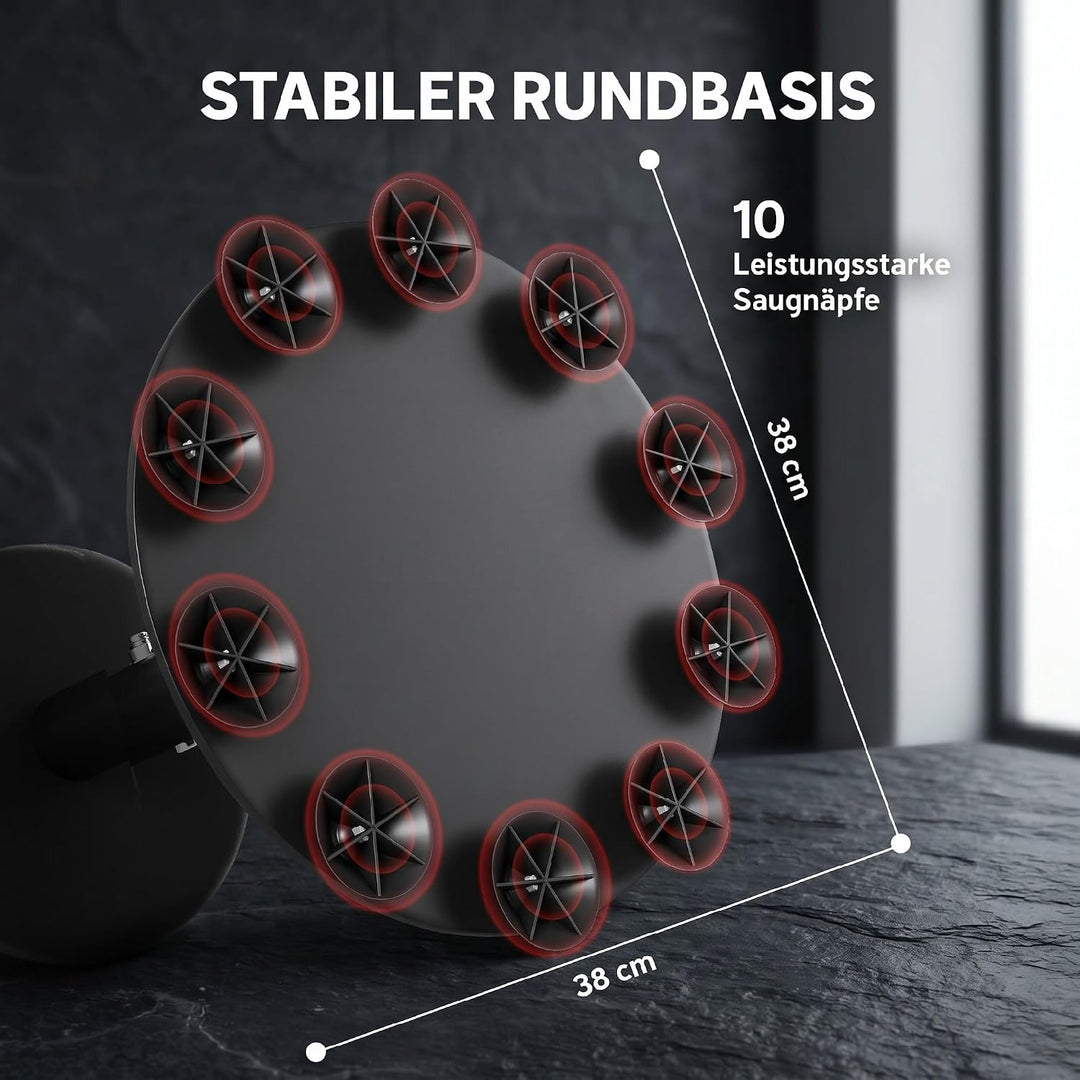 SPORTNOW Boxsack freistehend 135 cm mit 10 Saugnäpfen und Stossdämpfer | Standboxsack, Kickboxsack,