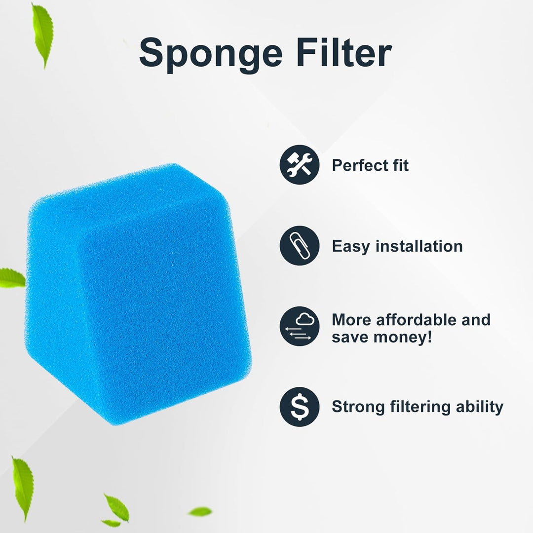 Bürstenrolle Filter Ersatzteile für JONR ED12 Pro Nass Trockensauger Akku, 2 Bürstenrollen + 3 Watte