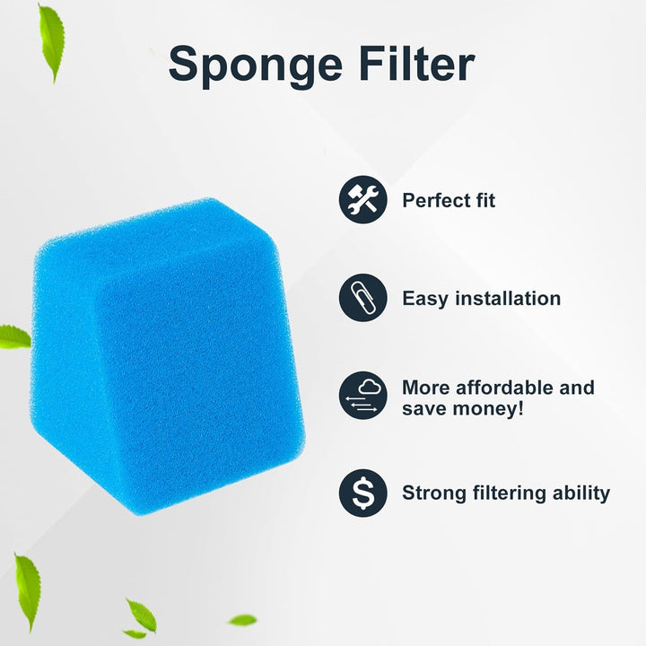 Bürstenrolle Filter Ersatzteile für JONR ED12 Pro Nass Trockensauger Akku, 2 Bürstenrollen + 3 Watte