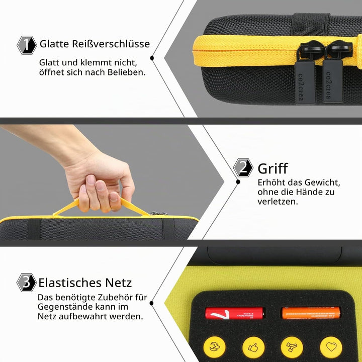co2CREA case Harte reiseschutzhülle Etui Tasche für Logitech POP Keys/POP ICON Keys Mechanische kabe