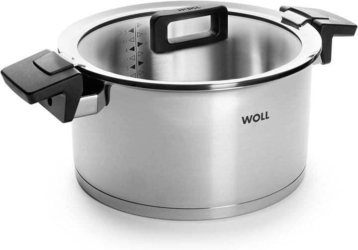 Woll Concept Kochtopf mit Deckel - Induktiv -, Ø 24 cm, 13 cm hoch, 5,8l - Geeignet für alle Herdart
